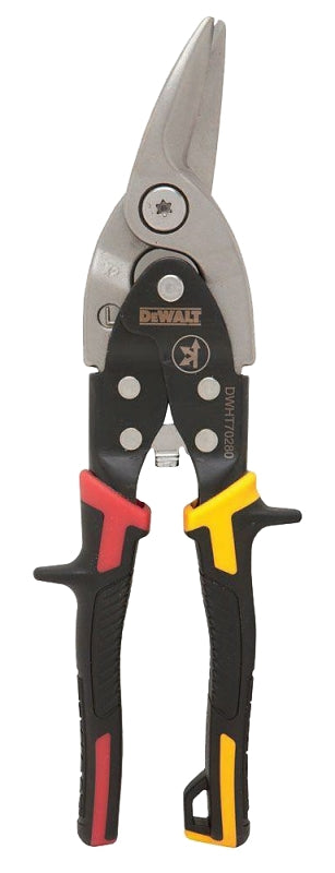 DEWALT DEWALT DWHT14673 Aviation Snip, 9-4/5 in OAL, 1-13/32 in L Cut, Left Cut, Molybdenum Blade, Ergonomic Handle, Red Handle TOOLS DEWALT