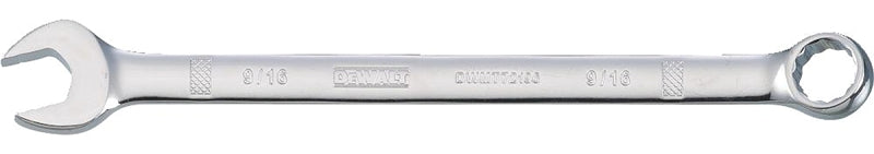 DEWALT DEWALT DWMT72196OSP Combination Wrench, SAE, 9/16 in Head, 7-5/32 in L, 12-Point, Steel, Chrome-Plated TOOLS DEWALT