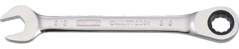 DEWALT DEWALT DWMT72291OSP Combination Wrench, 3/16 in Thick Open End, 7/8 in W Open End, SAE, 3/8 in Head, 5-5/32 in L, Chrome TOOLS DEWALT