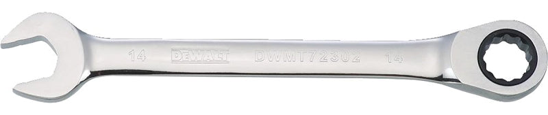 DEWALT DEWALT DWMT72302OSP Combination Wrench, Metric, 14 mm Head, 7-5/32 in L, 12-Point, Steel, Chrome-Plated TOOLS DEWALT