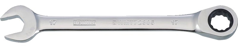DEWALT DEWALT DWMT72305OSP Combination Wrench, Metric, 17 mm Head, 8-25/32 in L, 12-Point, Steel, Chrome-Plated TOOLS DEWALT