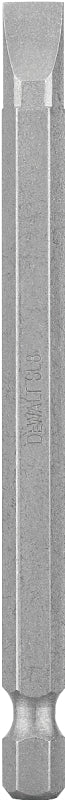 DEWALT DEWALT DW2038 Power Bit, #8 Drive, Slotted Drive, 1/4 in Shank, Hex Shank, 3-1/2 in L, Tool Steel TOOLS DEWALT