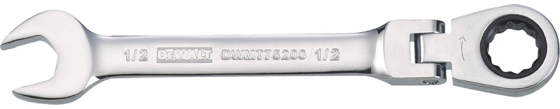 DEWALT DEWALT DWMT75200OSP Combination Wrench, SAE, 1/2 in Head, 6-1/16 in L, 12-Point, Steel, Chrome-Plated TOOLS DEWALT