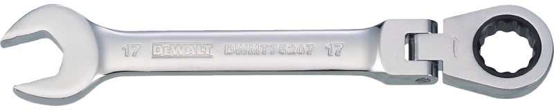 DEWALT DEWALT DWMT75207OSP Combination Wrench, Metric, 17 mm Head, 7-15/32 in L, 12-Point, Steel, Chrome-Plated