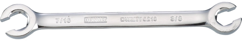 DEWALT DEWALT DWMT75218OSP Series Open End Wrench, 3/8 x 7/16 in W Open End, SAE, Steel TOOLS DEWALT