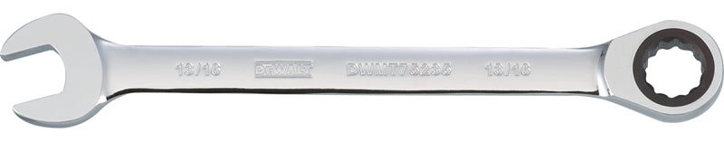 DEWALT DEWALT DWMT75235OSP Combination Wrench, SAE, 13/16 in Head, 11-7/32 in L, 12-Point, Steel, Chrome-Plated TOOLS DEWALT