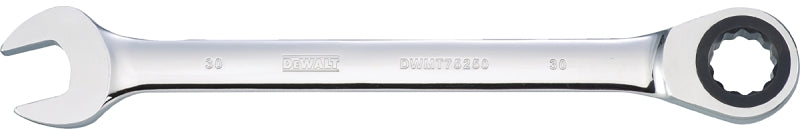 DEWALT DEWALT DWMT75250OSP Combination Wrench, Metric, 30 mm Head, 16-23/32 in L, 12-Point, Steel, Chrome-Plated TOOLS DEWALT