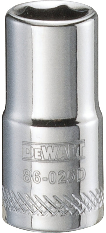 DEWALT DEWALT DWMT86025OSP Drive Hand Socket, 9/32 in Socket, 1/4 in Drive, 6-Point, Steel, Polished Chrome Vanadium TOOLS DEWALT
