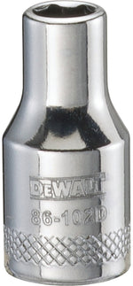 DEWALT DEWALT DWMT86102OSP Drive Hand Socket, 5 mm Socket, 1/4 in Drive, 6-Point, Steel, Polished Chrome Vanadium TOOLS DEWALT