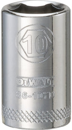 DEWALT DEWALT DWMT86108OSP Drive Hand Socket, 11 mm Socket, 1/4 in Drive, 6-Point, Steel, Polished Chrome Vanadium TOOLS DEWALT