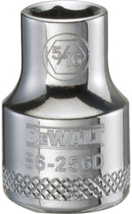 DEWALT DEWALT DWMT86256OSP Drive Hand Socket, 5/16 in Socket, 3/8 in Drive, 6-Point, Steel, Polished Chrome Vanadium TOOLS DEWALT