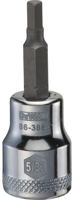 DEWALT DEWALT DWMT86388OSP Fractional Hex Bit Socket, 5/32 in Tip, 3/8 in Drive, Polished Chrome, 1-31/32 in OAL
