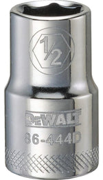 DEWALT DEWALT DWMT86444OSP Drive Hand Socket, 1/2 in Socket, 1/2 in Drive, 6-Point, Steel, Polished Chrome Vanadium TOOLS DEWALT