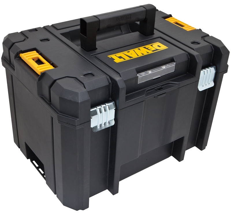 DEWALT DEWALT TSTAK VI Series DWST17806 Deep Box, 66 lb, Plastic, Black TOOLS DEWALT