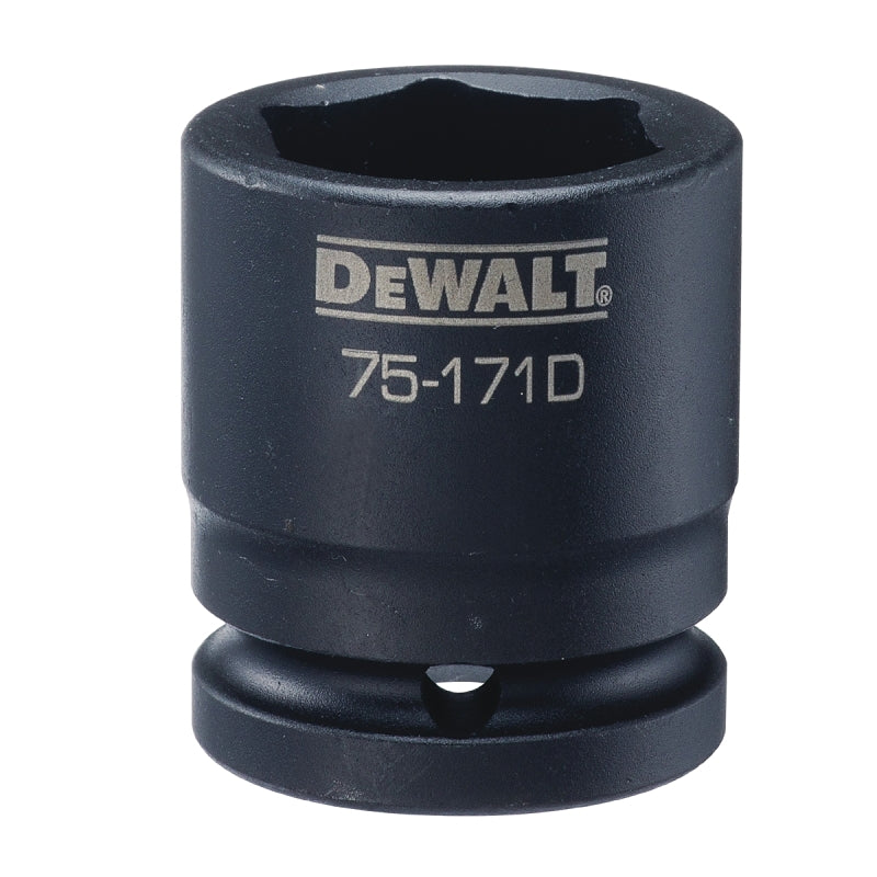 DEWALT DEWALT DWMT75171OSP Impact Socket, 30 mm Socket, 3/4 in D Socket, 4.9 in OAL, 3/4 in Drive, 6-Point, CR-440 Steel TOOLS DEWALT