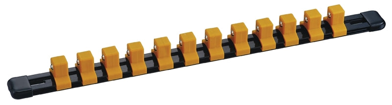 DEWALT DEWALT DWMT75262OSP Socket Clip Rail, 12-Drive Clip, 14 in L, Aluminum