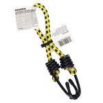 KEEPER Keeper A06014Z Zip-Tied Bungee Cord, 13 in L, Rubber, Yellow, Hook End AUTOMOTIVE KEEPER