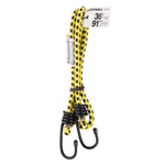 KEEPER Keeper A06037Z Zip-Tied Bungee Cord, 36 in L, Rubber, Yellow, Hook End AUTOMOTIVE KEEPER