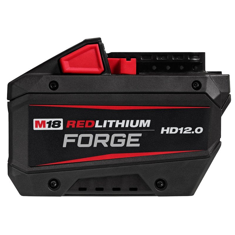 MILWAUKEE Milwaukee M18 REDLITHIUM FORGE HD12.0 48-11-1813 Battery, 18 V Battery, 12 Ah, 45 to 241 min Charging