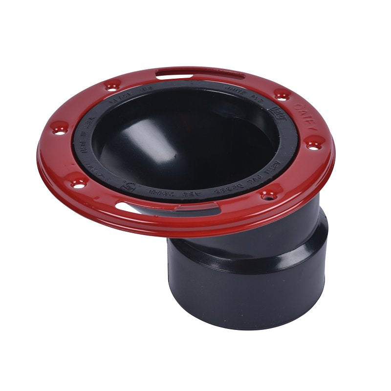 OATEY Oatey 43500 Closet Flange, 3, 4 in Connection, ABS, For: 3 in, Pipes PLUMBING, HEATING & VENTILATION OATEY