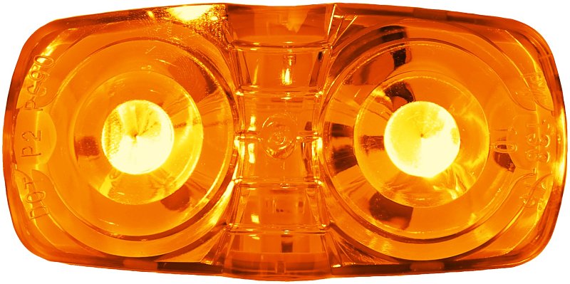 PETERSON MFG PM V38A Marker/Clearance Light, 9 to 32 V, LED Lamp, Amber Lens, Surface Mounting AUTOMOTIVE PETERSON MFG