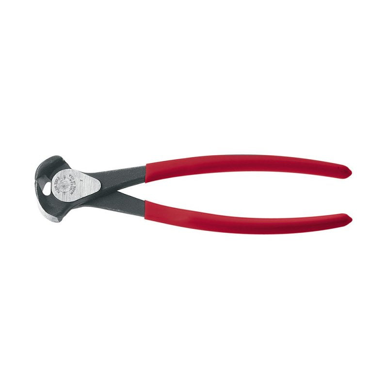 KLEIN Klein Tools D232-8 End-Cutting Plier, 8-1/2 in OAL, 11/16 in Jaw Opening, Red Handle, 1.188 in W Jaw, 3/8 in L Jaw TOOLS KLEIN