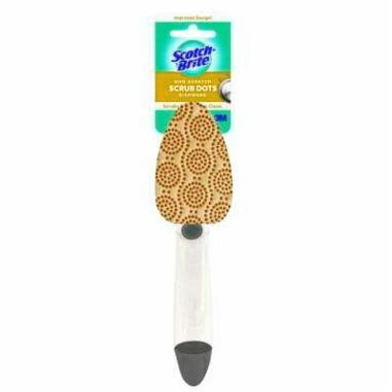 SCOTCH-BRITE Scotch-Brite 690-4 Dish Wand, Cellulose Bristle, Light Blue Bristle, 11.7 in OAL CLEANING & JANITORIAL SUPPLIES SCOTCH-BRITE