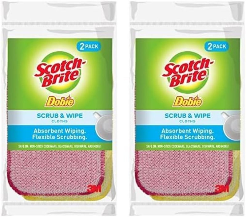 SCOTCH-BRITE Scotch-Brite Dobie 9057-2 Scrub and Wipe Cloth AUTOMOTIVE SCOTCH-BRITE