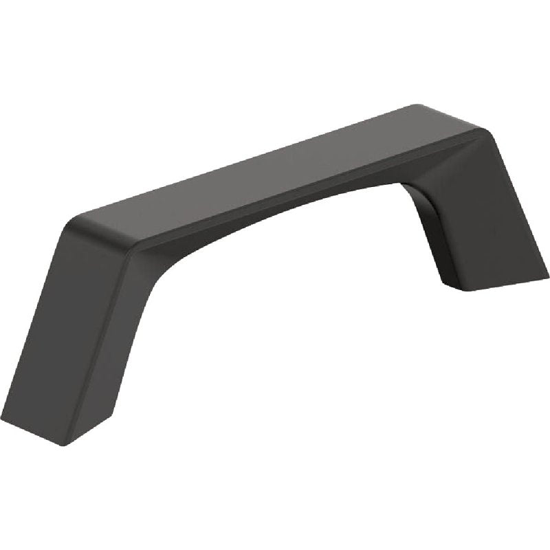 AMEROCK Amerock Evolve Series 6PK37070MB Cabinet Pull, 3-5/8 in L Handle, 1 in Projection, Zinc, Matte