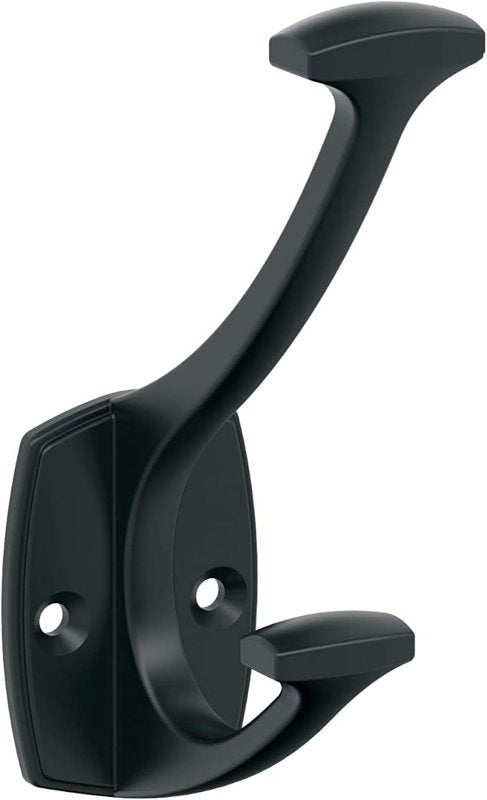 AMEROCK Amerock Vicinity Series H37001MB Decorative Hook, 1 in W, Zinc, 25 lb, 2-11/16 in Projection