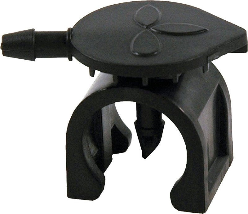 RAINDRIP Raindrip CNP05B Clamp-N-Pierce Fitting, Plastic, Black
