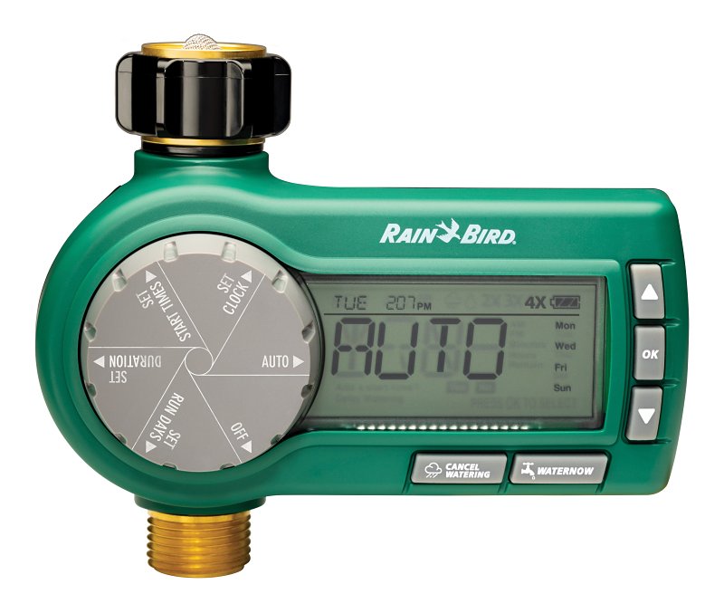 RAINBIRD Rain Bird 1ZEHTMRP Premium Hose End Timer, 1 -Zone, 6 hr Cycle, LCD Display