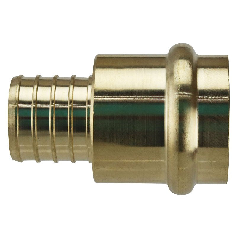 APOLLO Apollo APXPR11 Adapter, 1 in, Barb x Press-Fit, PEX-B, Brass, 200 psi Pressure PLUMBING, HEATING & VENTILATION APOLLO