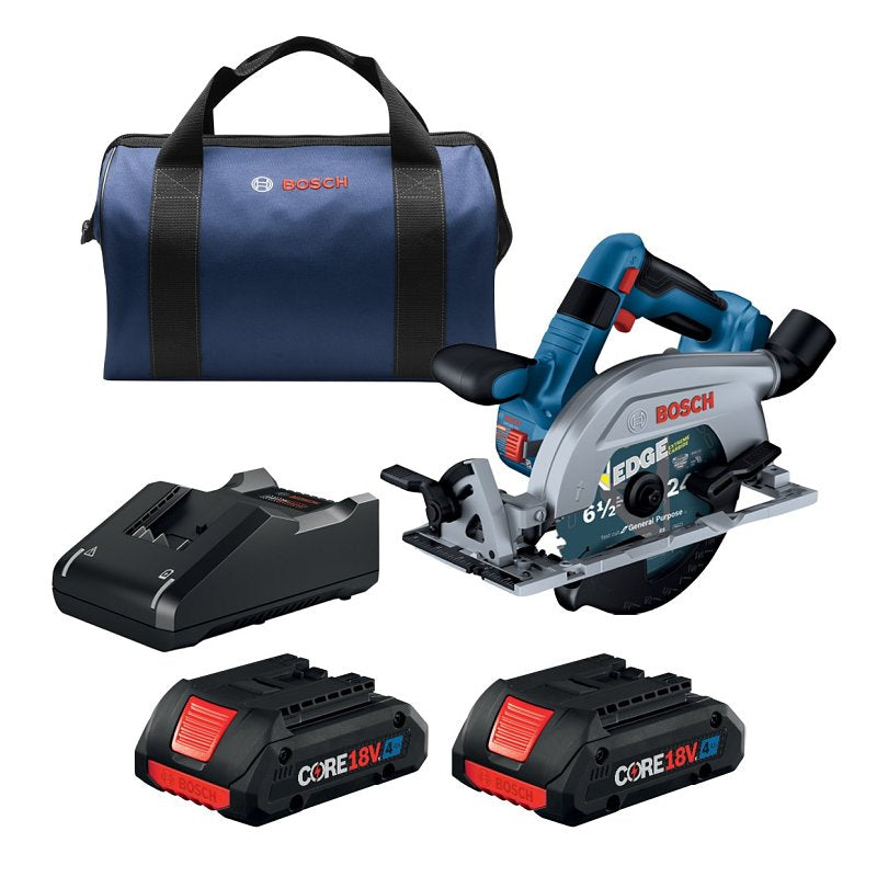 BOSCH Bosch GKS18V-22LB25 Circular Saw Kit, Battery Included, 18 V, 144 W-hr, 6-1/2 in Dia Blade, 2-1/4 in Cutting Capacity