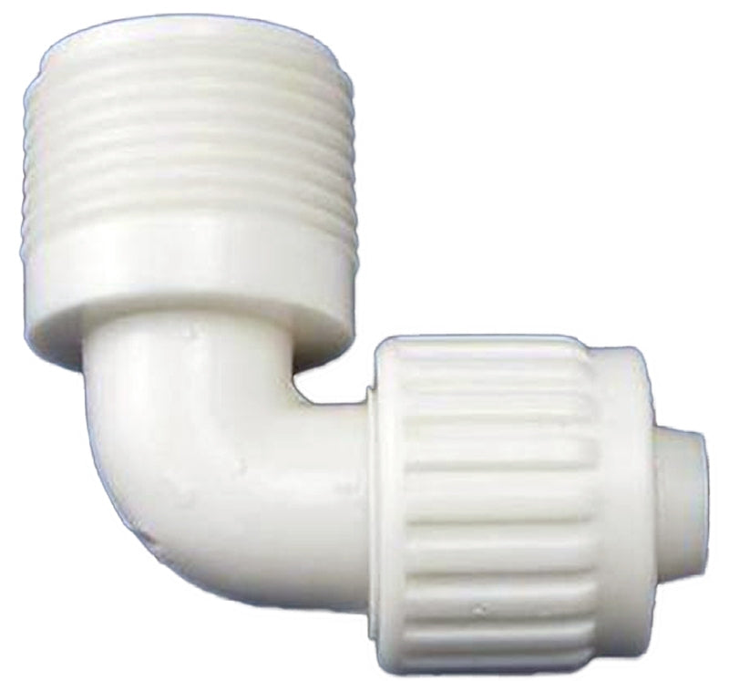 FLAIR-IT Flair-It PEXLOCK 16812 Pipe Elbow, 1/2 x 3/4 in, MPT, 90 deg Angle LAWN & GARDEN FLAIR-IT