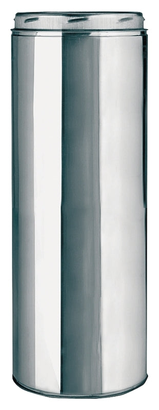 SELKIRK Selkirk 208024 Chimney Pipe, 8 in ID, 10 in OD, 24 in L, Stainless Steel PLUMBING, HEATING & VENTILATION SELKIRK