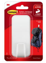 COMMAND Command 17010-ES Extra Large Hook, 4.54 kg, White