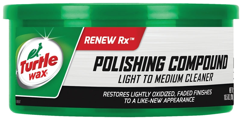 TURTLE WAX Turtle Wax T-241A Polishing Compound, 10.5 oz, White AUTOMOTIVE TURTLE WAX