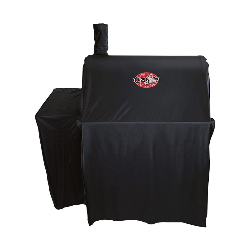 CHAR-GRILLER Char-Griller 5555 Grill Cover, 29 in W, 50 in H, Polyester/PVC, Black HOUSEWARES CHAR-GRILLER