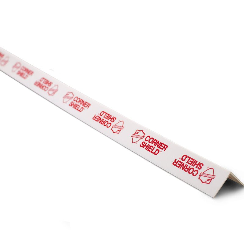 SURFACE SHIELDS Surface Shields CNS2548 Corner Shield, 48 in L, 2-1/2 in W, 4 mm Thick, Polypropylene, White