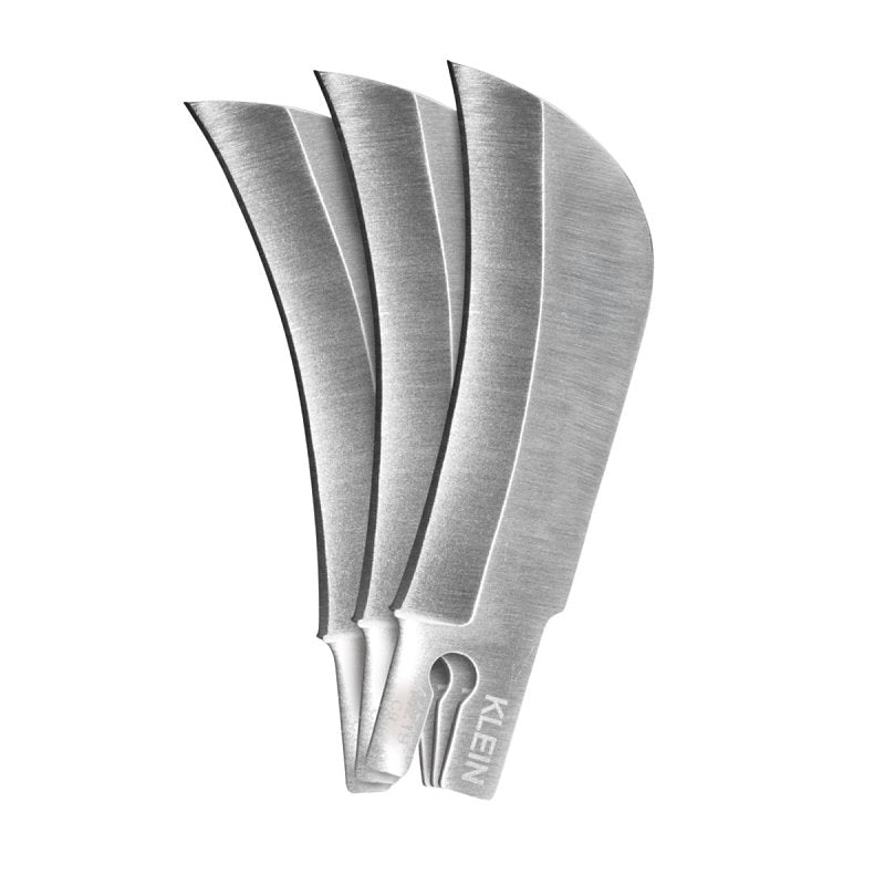 KLEIN Klein Tools 44219 Replacement Blade, 3-1/4 in L, Stainless Steel, Hawkbill Edge