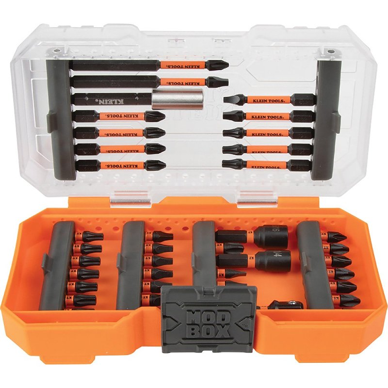 KLEIN Klein Tools ProFlex 33801 Impact Driver Bit Set, 40-Piece, Tool Steel TOOLS KLEIN