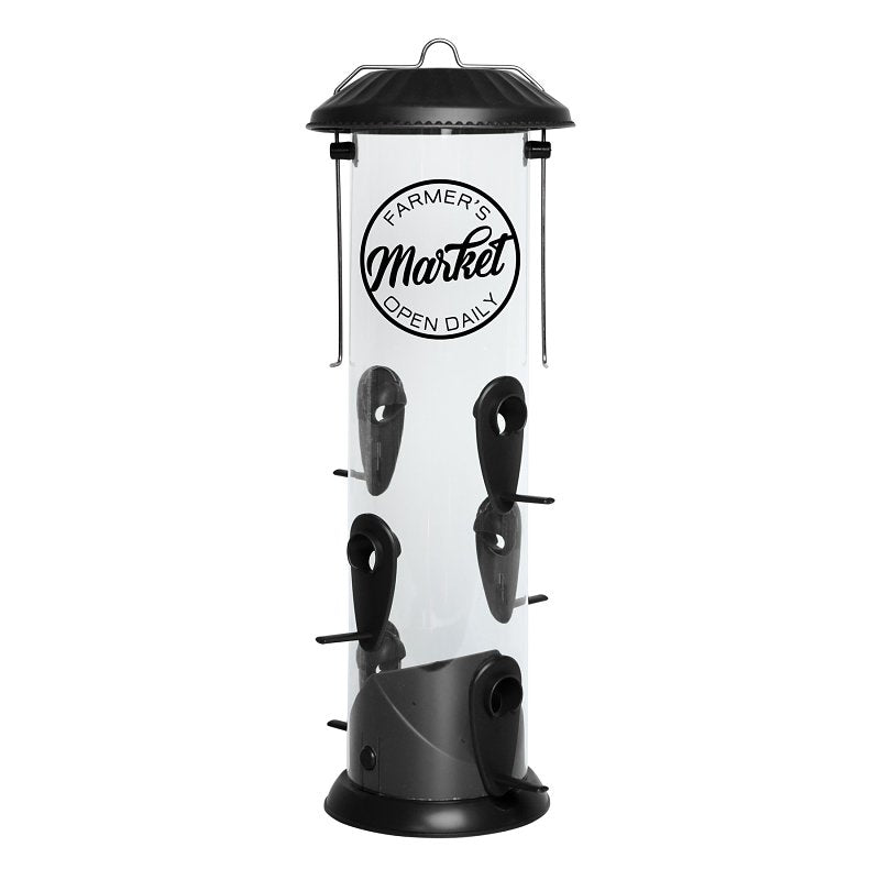 NATURE'S WAY BIRD PRODU Nature's Way WWWPRB-DECO Tube Bird Feeder, 17 in H, Farmhouse, 3 qt PET & WILDLIFE SUPPLIES NATURE'S WAY BIRD PRODU