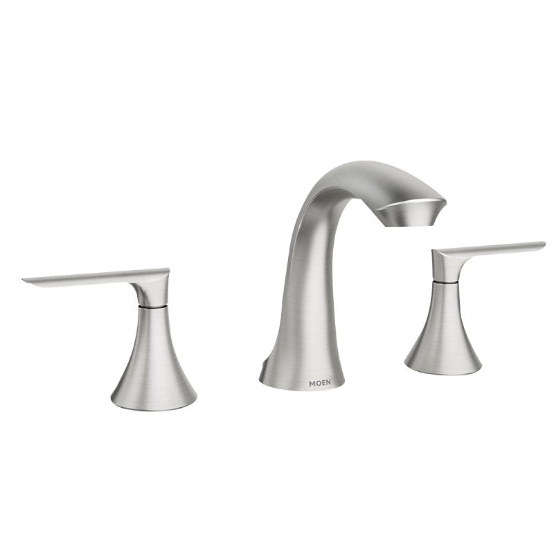 MOEN Moen Findlay Series 84517SRN Bathroom Faucet, 1.2 gpm, 2-Faucet Handle, 3-Faucet Hole, Metal/Stainless Steel