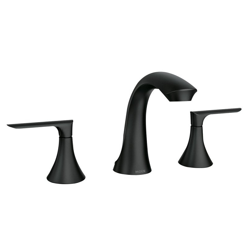 MOEN Moen Findlay Series 84517BL Bathroom Faucet, 1.2 gpm, 2-Faucet Handle, 3-Faucet Hole, Metal/Stainless Steel, Matte