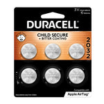 DURACELL Duracell DL2032B6PK Electronic/Thermometer/Watch Battery, 3 V Battery, 2032 Battery, Lithium