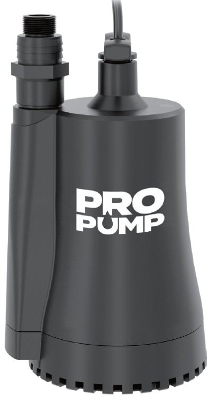 PRO PUMP PRO PUMP UTS25PLHO Utility Pump, 1/4 hp, Thermoplastic