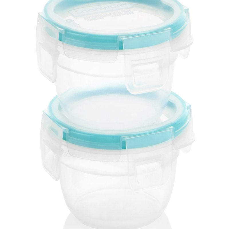 SNAPWARE Snapware Total Solutions 1111576 Food Storage Container, 1.2 Cups, Plastic, 4-1/4 in Dia, 3-1/4 in H HOUSEWARES SNAPWARE