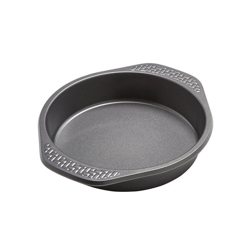 LIFETIME BRANDS chicago metallic 5296007 Cake Pan, Round, 9 in Dia, 9.8 in OAL, Carbon Steel, Non-Stick: Non-Stick