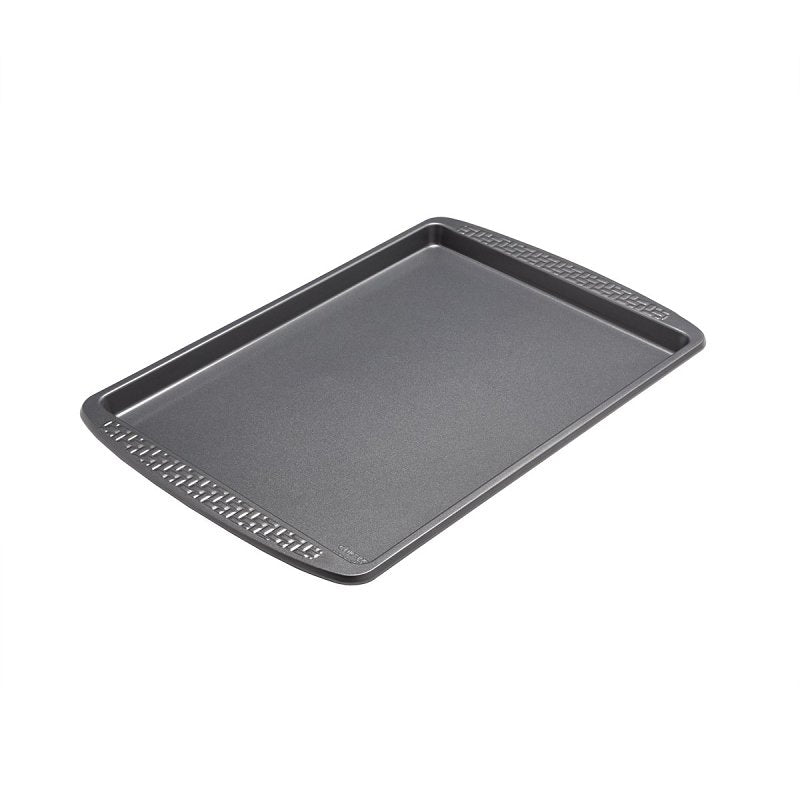 LIFETIME BRANDS LifetimeBrands 5296036 Baking Sheet, 18 in L, 13 in W, Carbon Steel, Gray